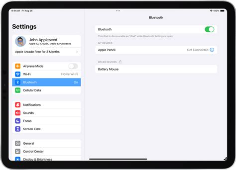 Connect a Bluetooth mouse or trackpad to your iPad - Apple Support