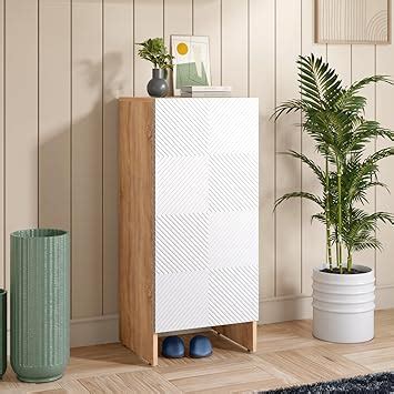 Rocco Engineered Wood Trudo Modular Shoe Cabinet (10 Pair Cabinet ...