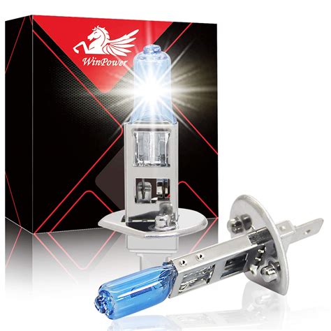 Win Power H1 55W High Brightness Halogen Headlight Bulb 5500K Warm ...