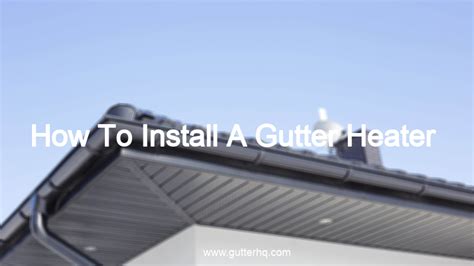 Image result for How to Install Gutter Heaters