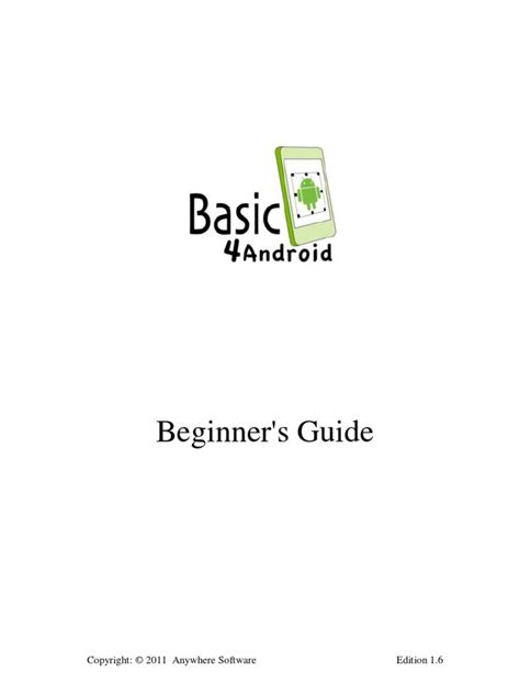 Android Tutorial for Beginners PDF 的图像结果