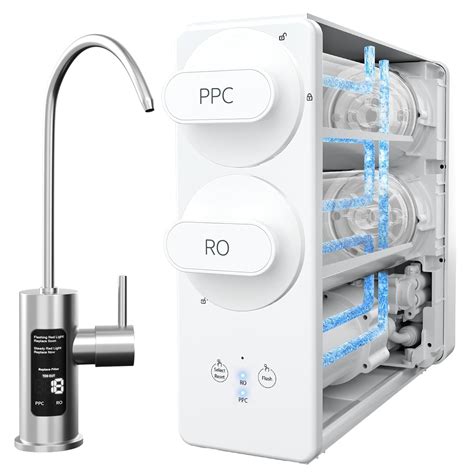Reinmoson 7 Stage Tankless Reverse Osmosis System NSF Certified 400GPD ...
