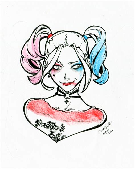 Drawings Of Harley Quinn