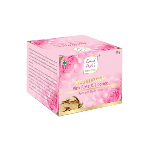 Buy Rahul Phate's Resillience Pink Rose & Licorice Face and Neck mask ...