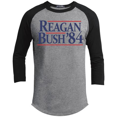 Reagan Bush '84 Presidential Election Retro Long Sleeve Tee – Patriot ...