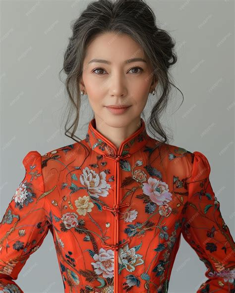 Premium Photo | An Chinese Middle Age Women In A Flat Wallpaper