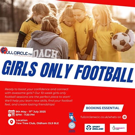 Girls Only Football - with Oldham Althletic Community Trust, Yew Tree ...
