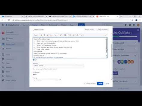 Image result for jira bug capture form