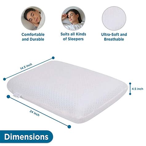 Buy SLEEPSIA Memory Foam Pillow -Standard- Pack Of 1 Online