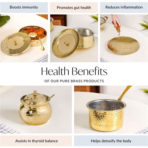 Pure Brass Hammered Masala Dani Box With Spoon Set Of 10 Online ...