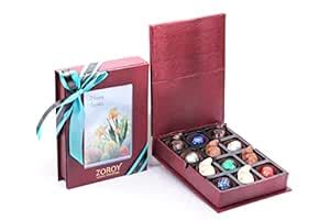 ZOROY LUXURY CHOCOLATE Easter Egg Chocolate Box | Photo Box with 12 ...