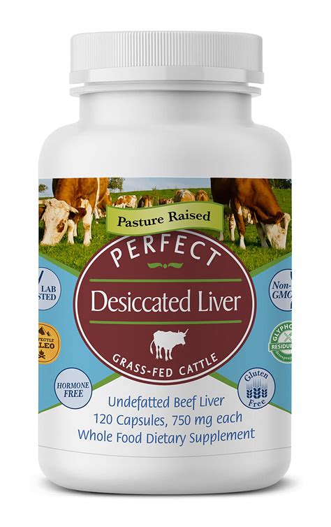 Snapklik.com : Perfect Supplements Desiccated Beef Liver Capsules Grass ...