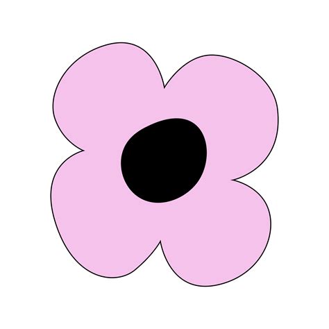 Four Petal Flower Clipart 4 Petal Flower_3 L00636 : It's A Quilt