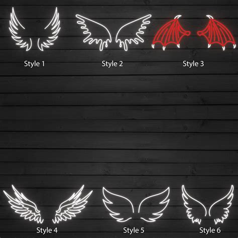 Neon Name with wings – The MB Store