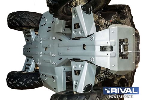 Polaris Sportsman 450 / 570 Alloy Central Skid Plate - The RIVAL Group ...