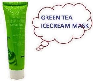 ShopCircuit Salicylic Ice Cream Green Tea Skin Brightening Face Mask ...