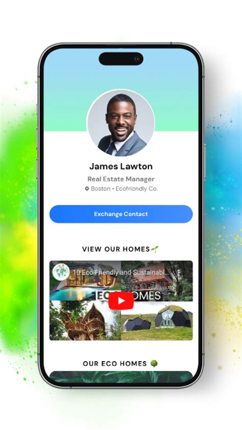 Image result for Digital Business Card Examples