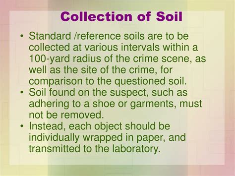 Image result for Soil Evidence Collection