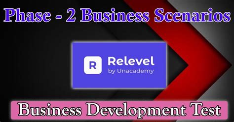 Image result for Re-Level Business Development Test Questions