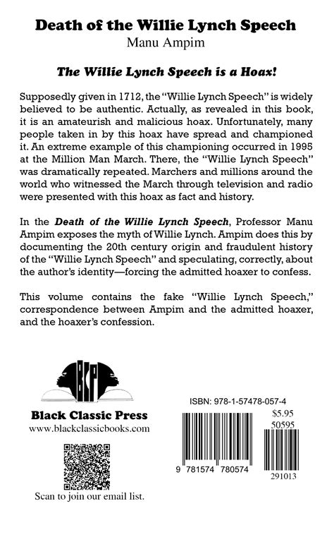 The Willie Lynch Letter Printable - Printable Templates