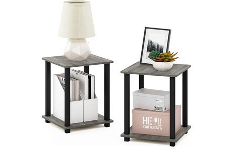 Ash & Roh Shelf Decor Utility Storage Tier Floor Wall Shelves End Table ...