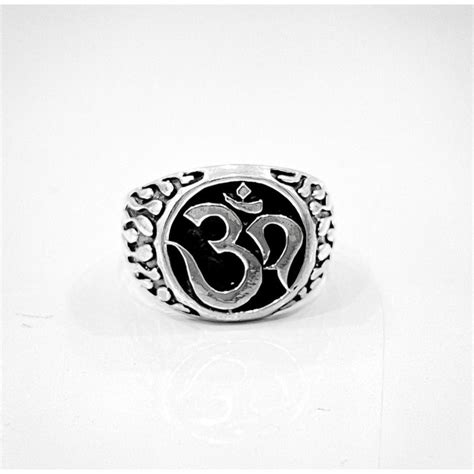 Buy Stylish Silver Om Ring – Jewllery Design