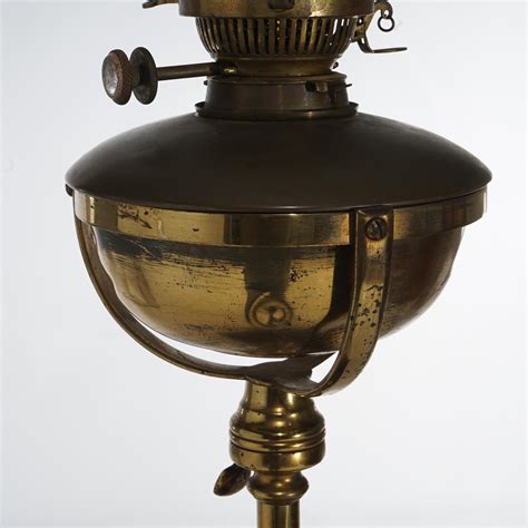 Antique Neoclassical Mahogany and Brass Piano Floor Lamp c1890 For Sale ...