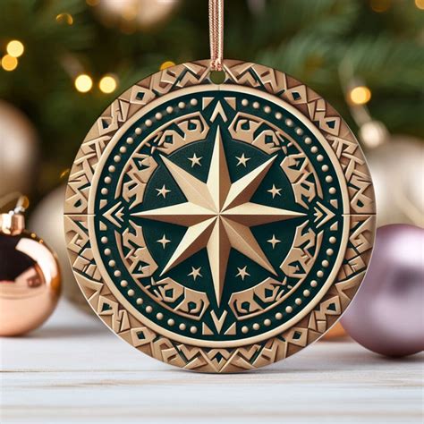 Norwegian Christmas Ornaments Cute Nordic Star Christmas Elegant ...