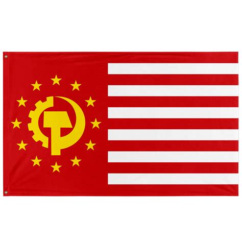Communist American Flag