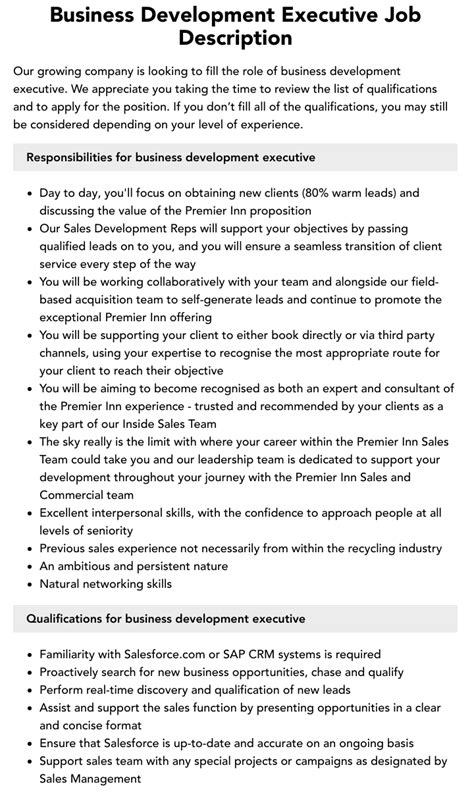 Business Development Executive 的图像结果