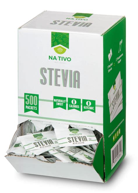 Stevia + Erythritol 1:8 DEF29 Sweetener - 500 packets | 1 2 tsp of ...