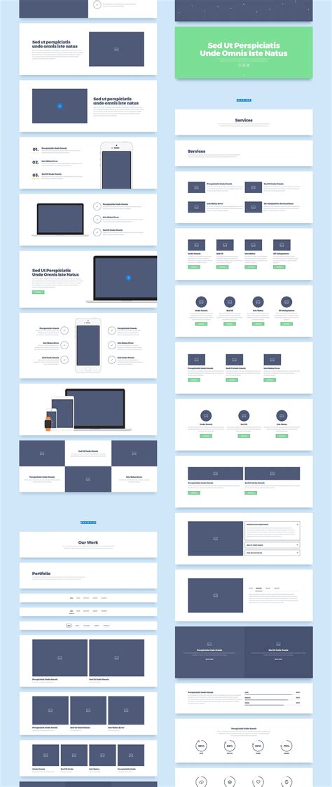 Example Website Layout Prototype 的图像结果