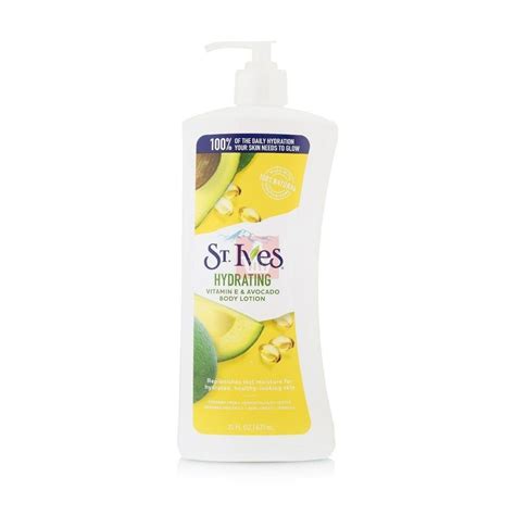 St. Ives Hydrating Vitamin E & Avocado Body Lotion (621ml) : Amazon.in ...