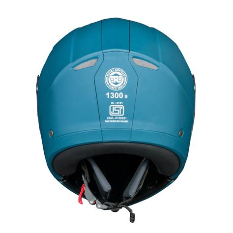 Royal Enfield Modular Adroit Matt Squadron Blue Helmet– Moto Central