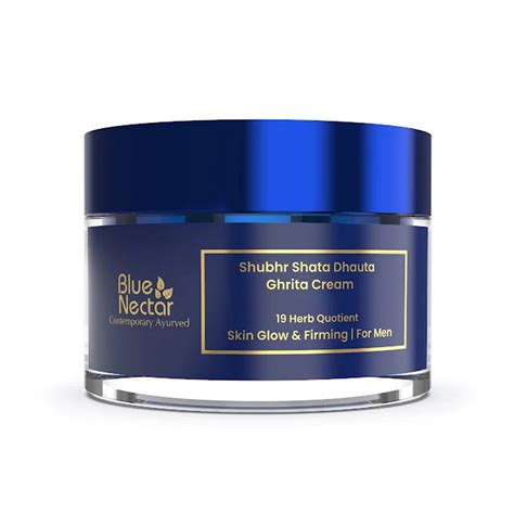 Deep hydration and glow with Men's Shata Dhauta Ghrita Face Cream ...