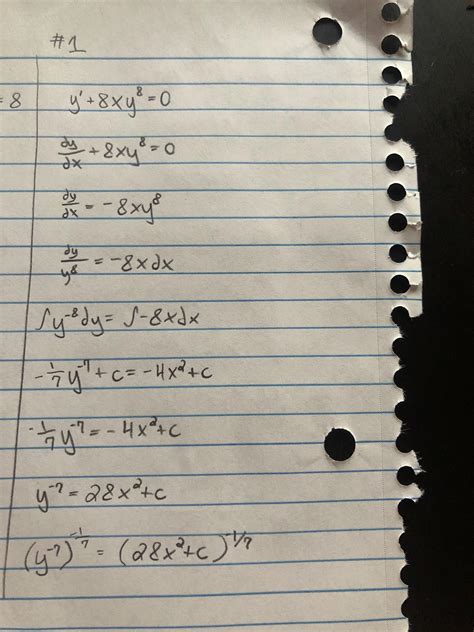 Image result for Calculus Separation of Variables