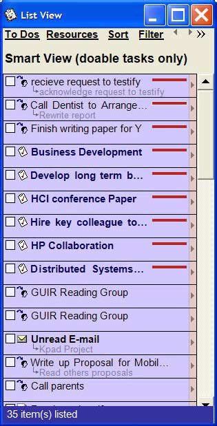 Task List Manager 的图像结果