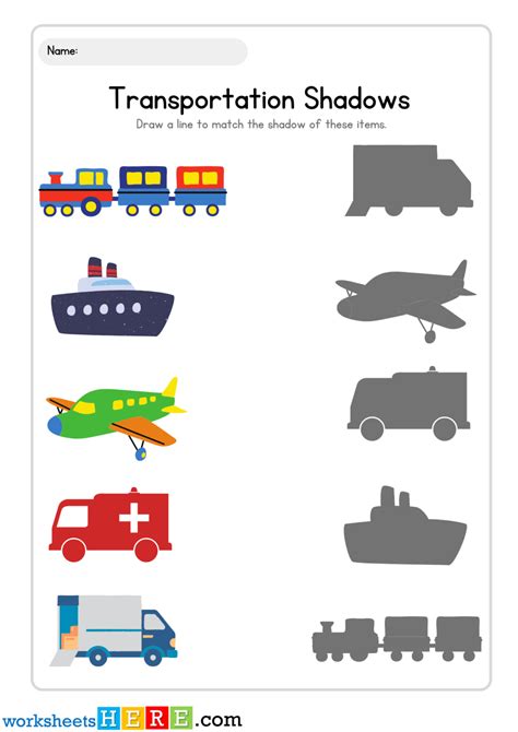 Transportation Shadow Worksheet 的图像结果