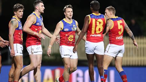 AFL Round 14 Brisbane Lions consolidate top four spot with scrappy win ...