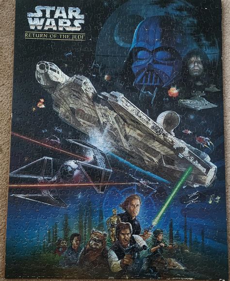 Someone wanted to see one of my older Star Wars puzzles I have. This ...