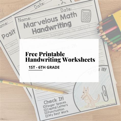 Image result for First Grade Printable Handwriting Worksheets