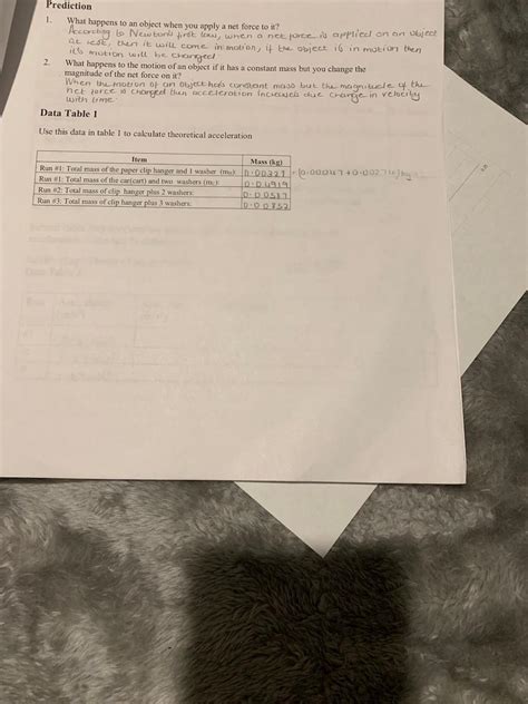 How to Find Acceleration From a Table 的图像结果