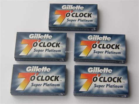 25 7 Oclock Double Edge Safety Razor Blades Platinum By | Desertcart INDIA