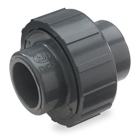 NDS U-2000-S PVC Pipe Fitting, 2-Inch Slip Union, Schedule 80, EPDM O ...