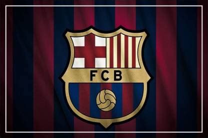 PrintingGali : FC Barcelona Football Club Logo Posters Paper Print ...