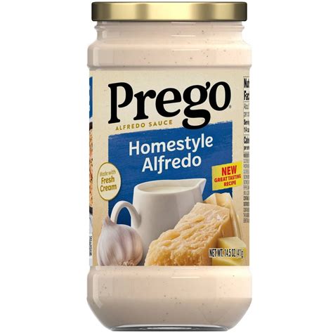 Prego Pasta Sauce Homestyle Alfredo Sauce - 14.5oz - Walmart.com