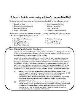 Determine Specific Learning Disability Explained 的图像结果