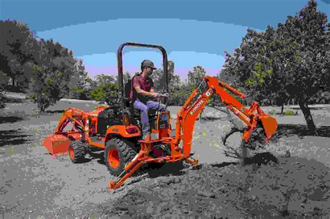 Image result for Compact Tractor with Backhoe