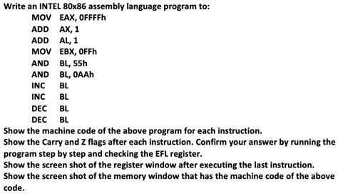 Image result for Example of Assembly Program