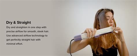 WOMENHOOD Airflow Straightener & Dryer 2-in-1 | Fast Drying & Styling ...